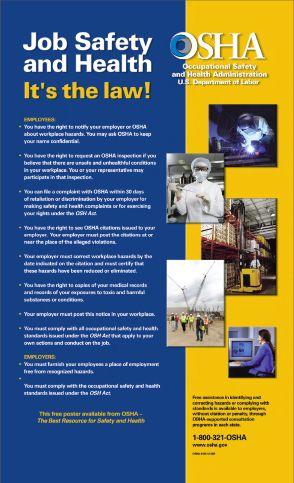 osha 3165 poster